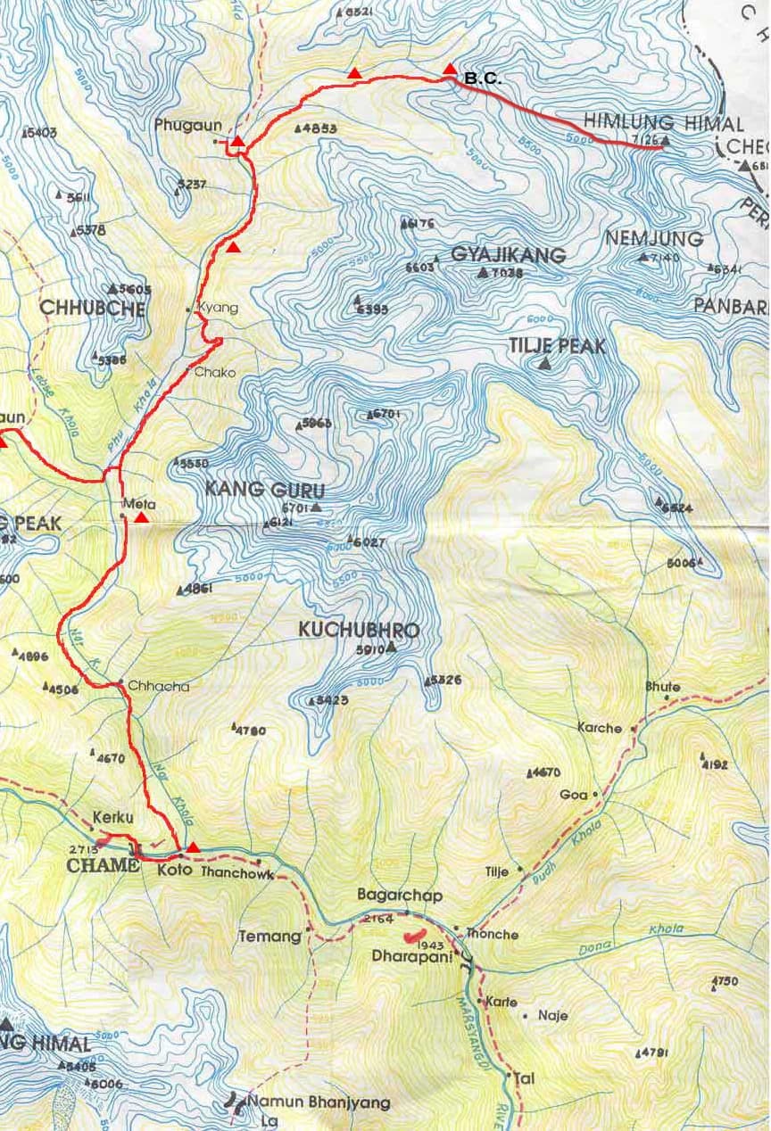 himlung himal route